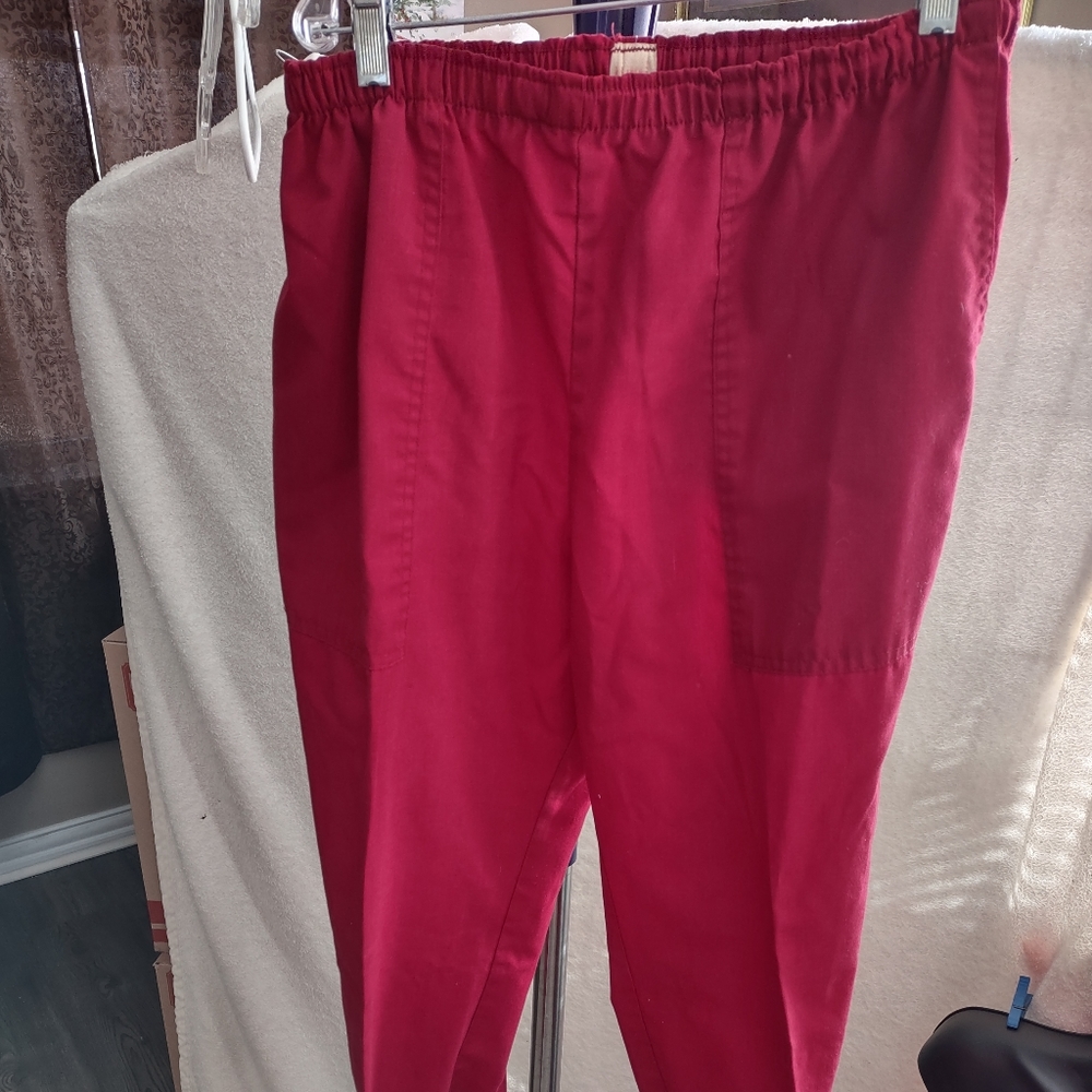 (571) Bike pants, red, size L,
